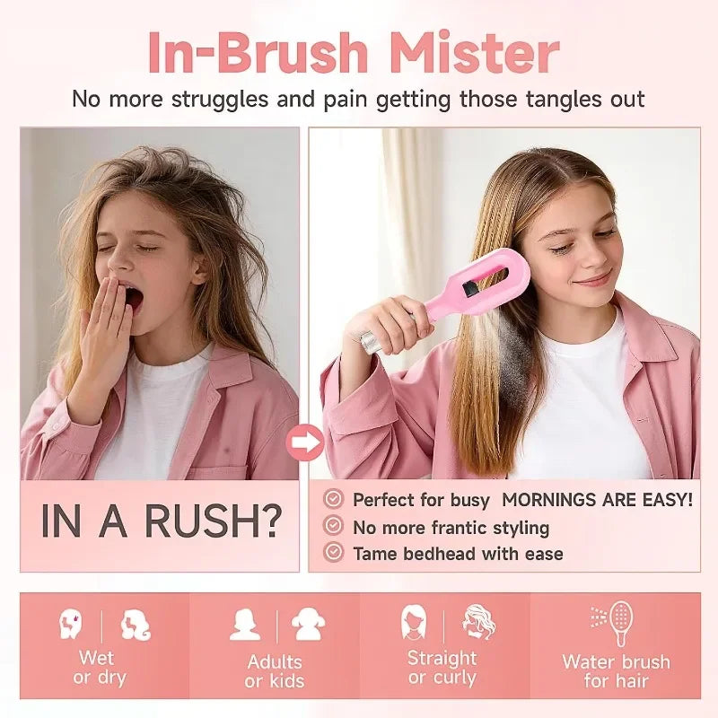 MistGlide 2-in-1 Hair Brush