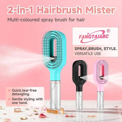 MistGlide 2-in-1 Hair Brush